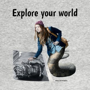 Naga Traveler Explore The World Adventure T-Shirt